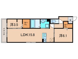 ローズコート西宮北口の物件間取画像